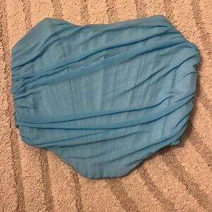 Light Blue Corset Top